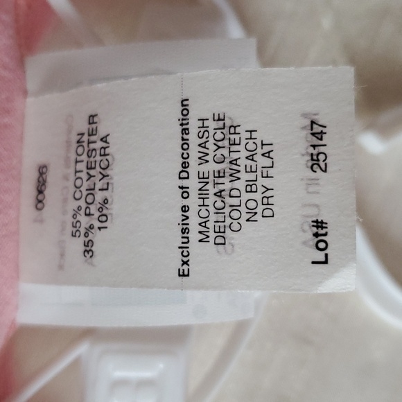 Rosette Bodysuit: 3-6 months - Blush Pink - Picture 10 of 11